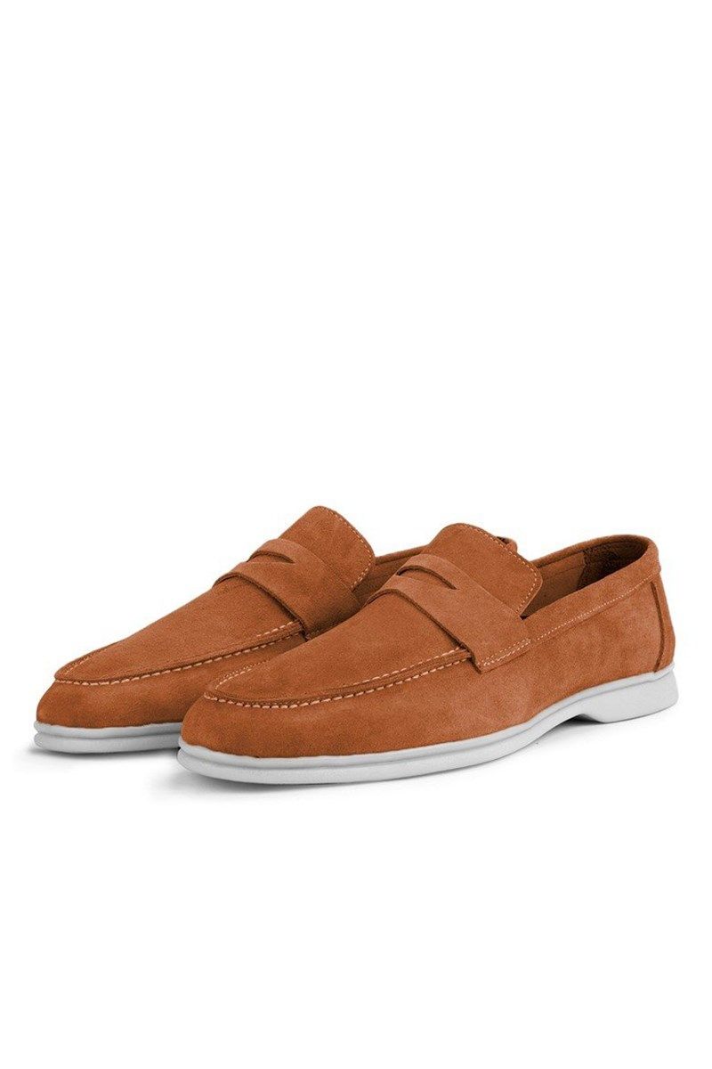 Ducavelli Men's Natural Suede Shoes - Camel #333232