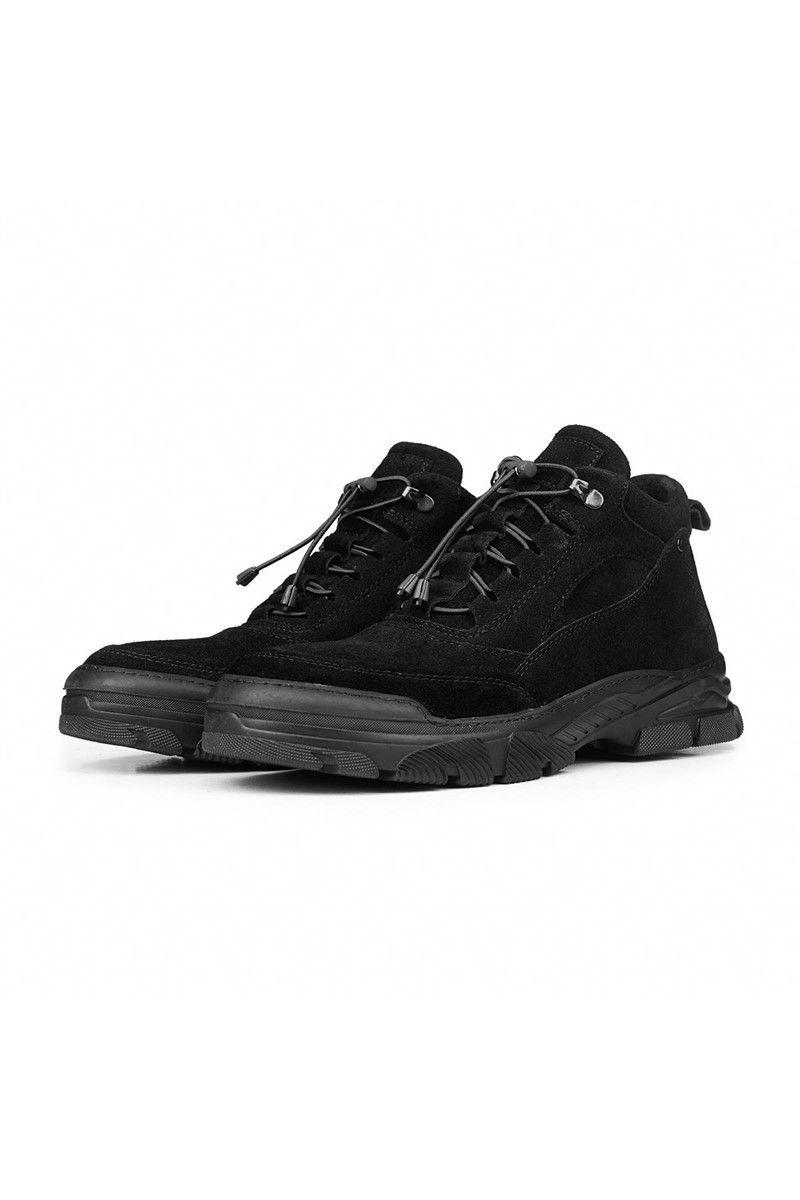 Ducavelli Men's Real Suede Boots - Black #316924