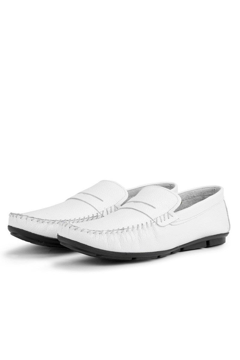 Ducavelli Men's leather shoes - White #333218