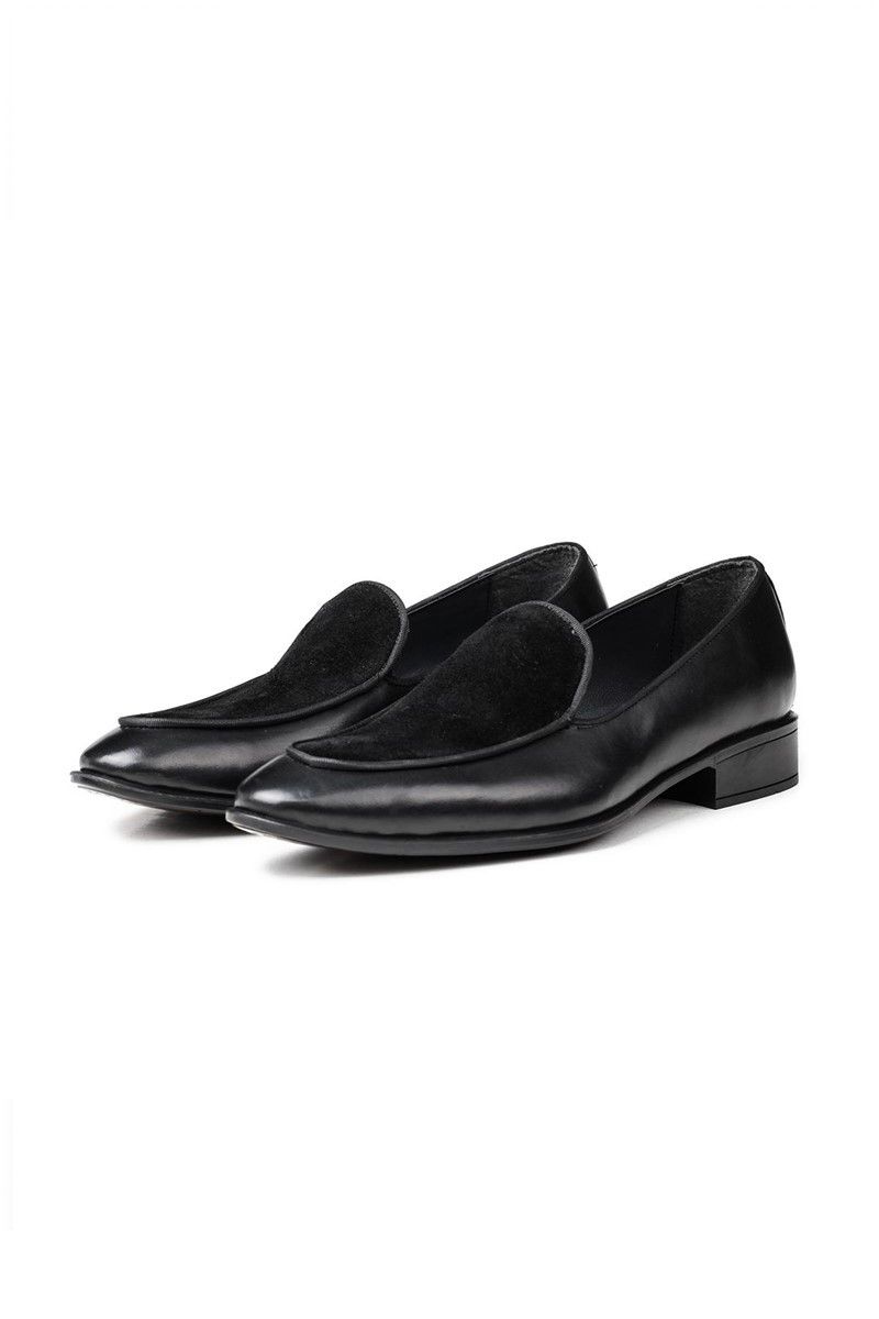 Ducavelli Men's Real Leather Shoes - Black #311472
