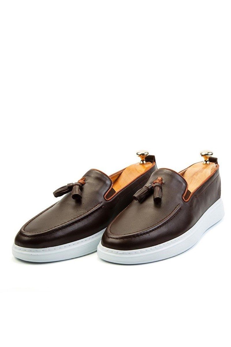 Ducavelli Men's Leather Casual shoes - Dark Brown #326788