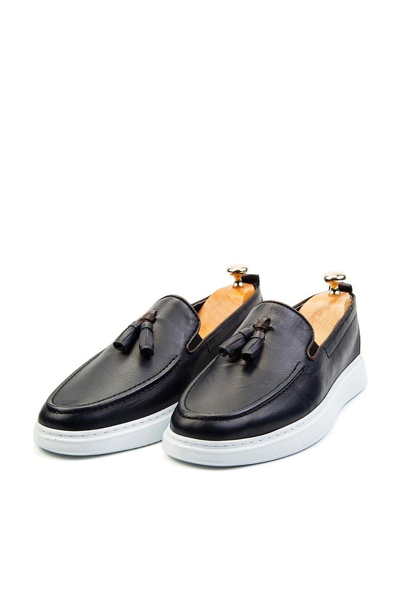 Ducavelli Men's Leather Casual shoes - Black #326789