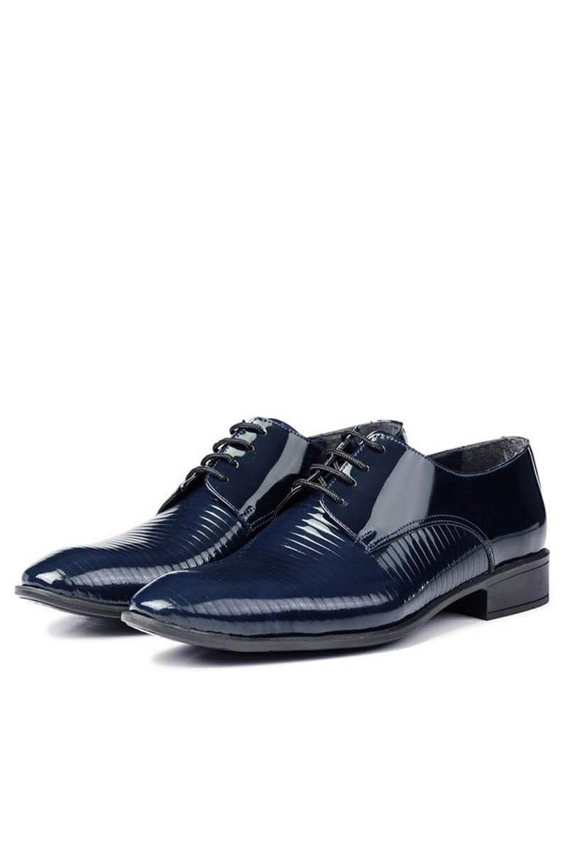 Ducavelli Men's leather shoes - Dark blue #320233