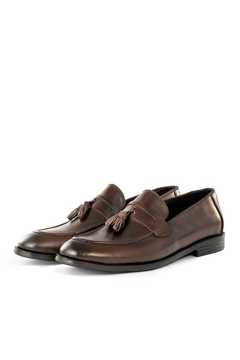 Ducavelli Quaste muške cipele od prave kože - Smeđe #333821