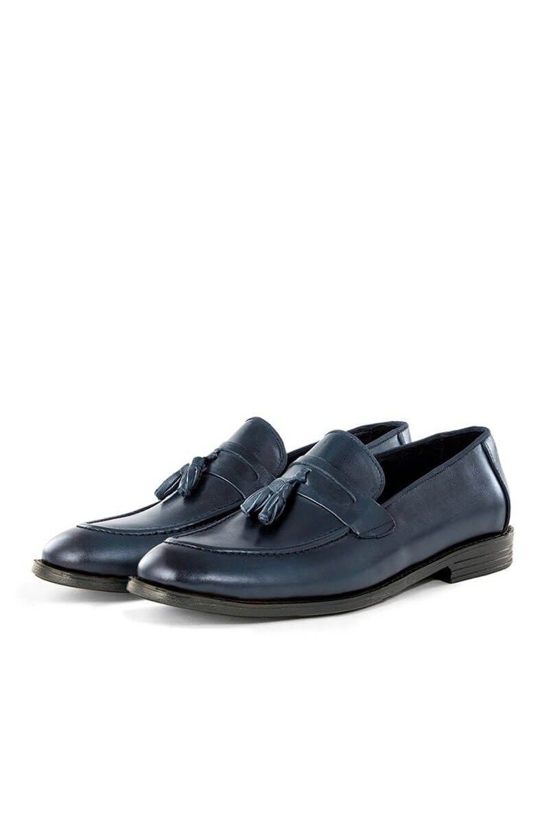 Ducavelli Quaste Muške cipele od prave kože -Tamnoplave #334132