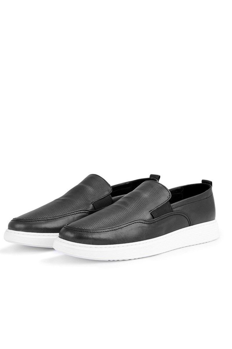 Ducavelli Men's leather shoes - Black #333202