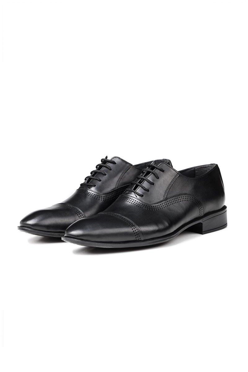 Ducavelli Men's Real Leather Oxfords - Black #311461