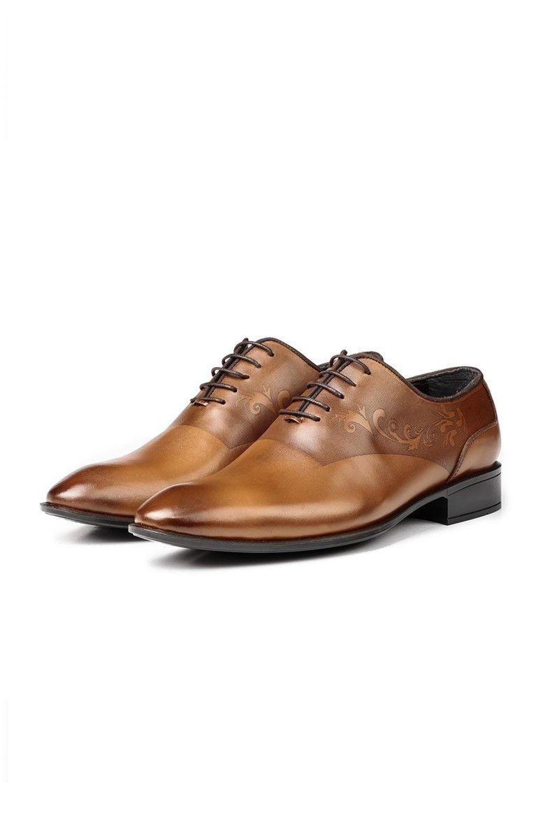 Ducavelli Men's Real Leather Oxfords - Light Brown #311479
