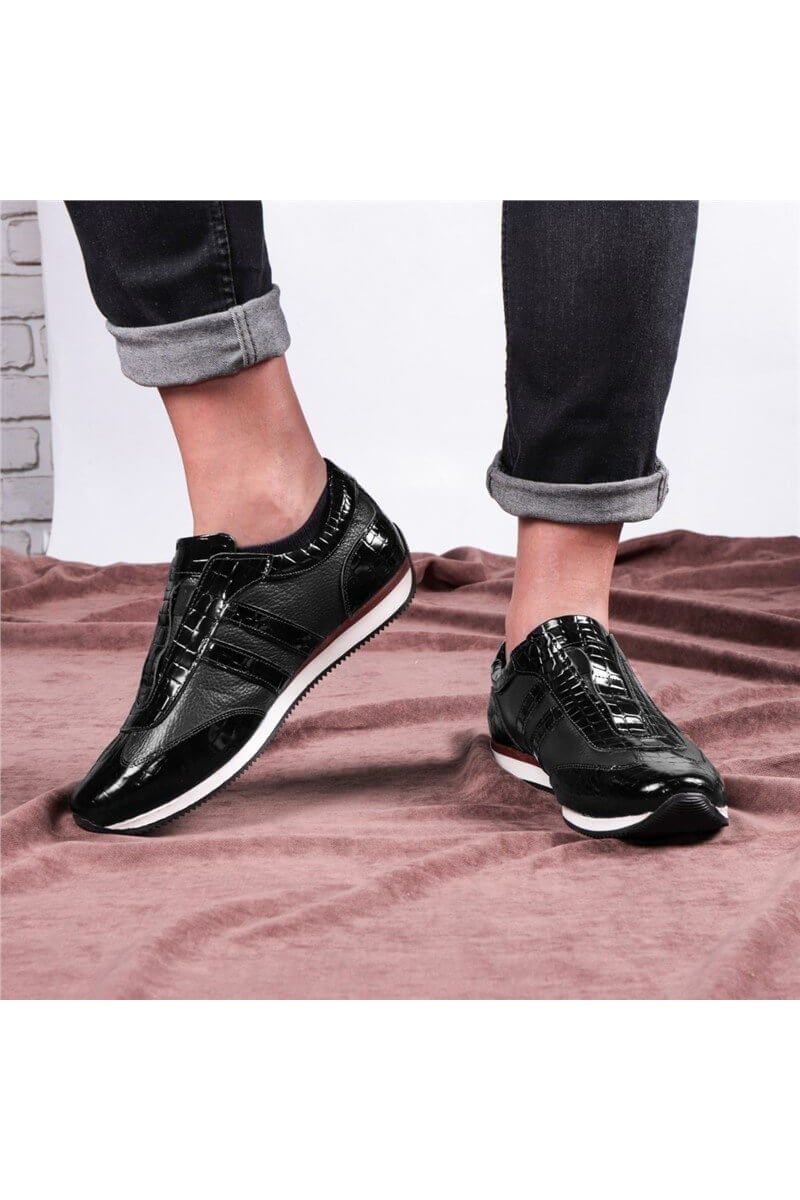 Ducavelli Men's leather shoes - Black #326958