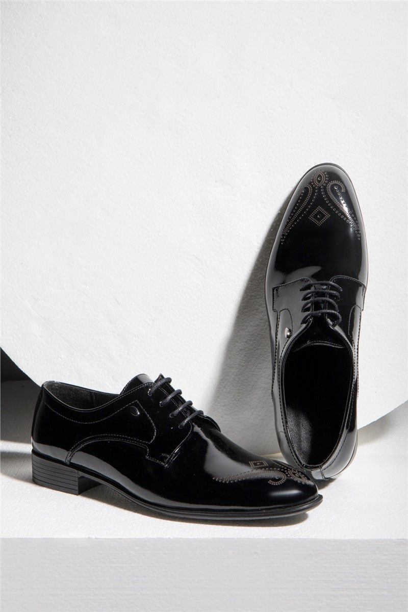Ducavelli férfi valódi bőr cipő - fekete #363762