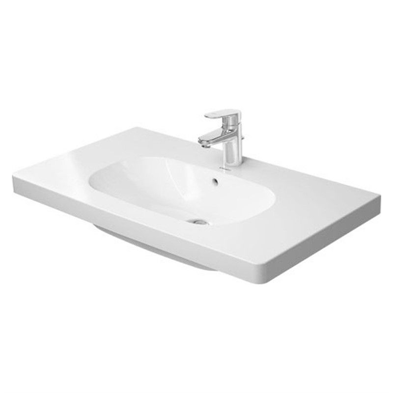Duravit D-Code Bathroom Sink 80cm - White #356295