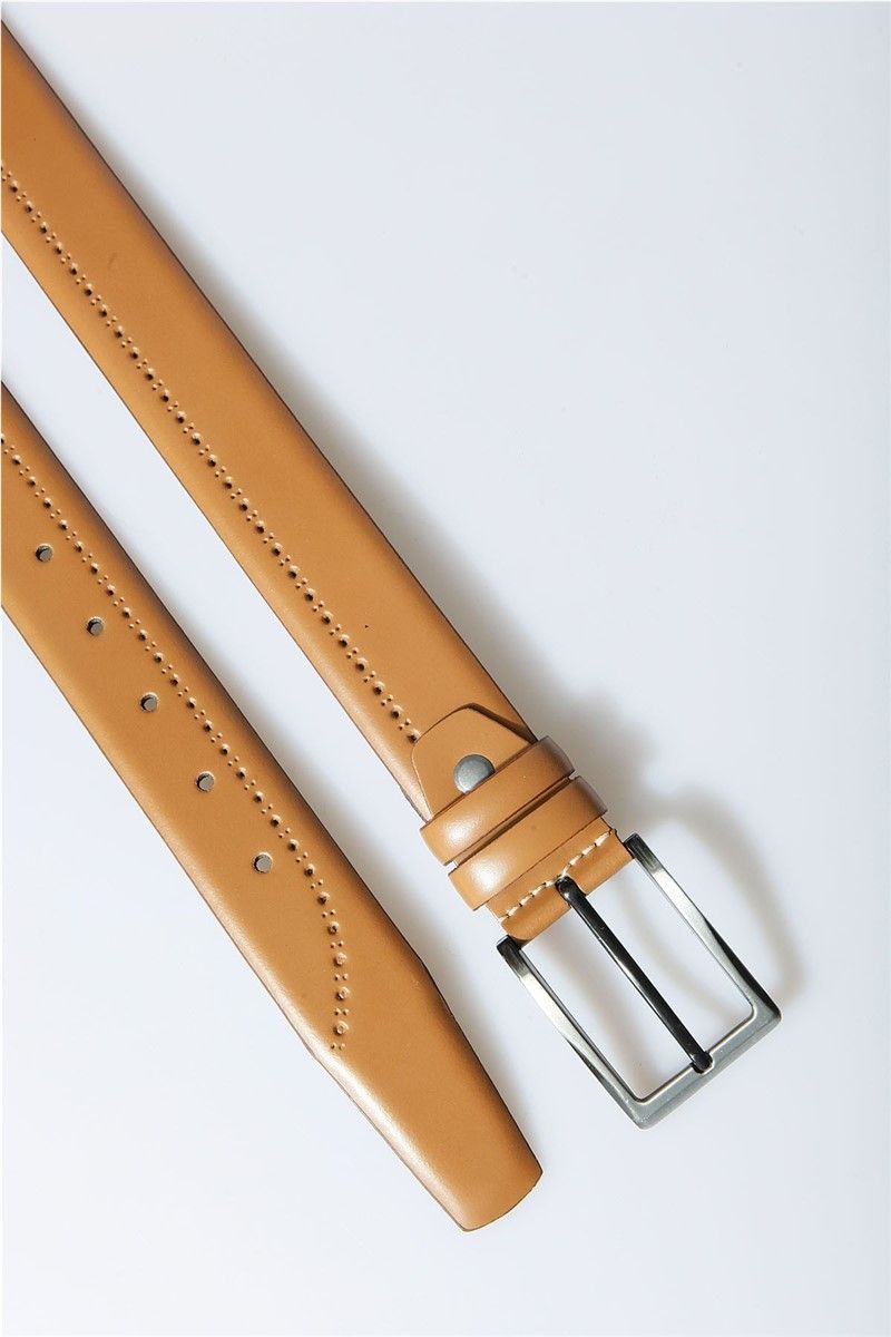 Leather belt - Mustard 307503