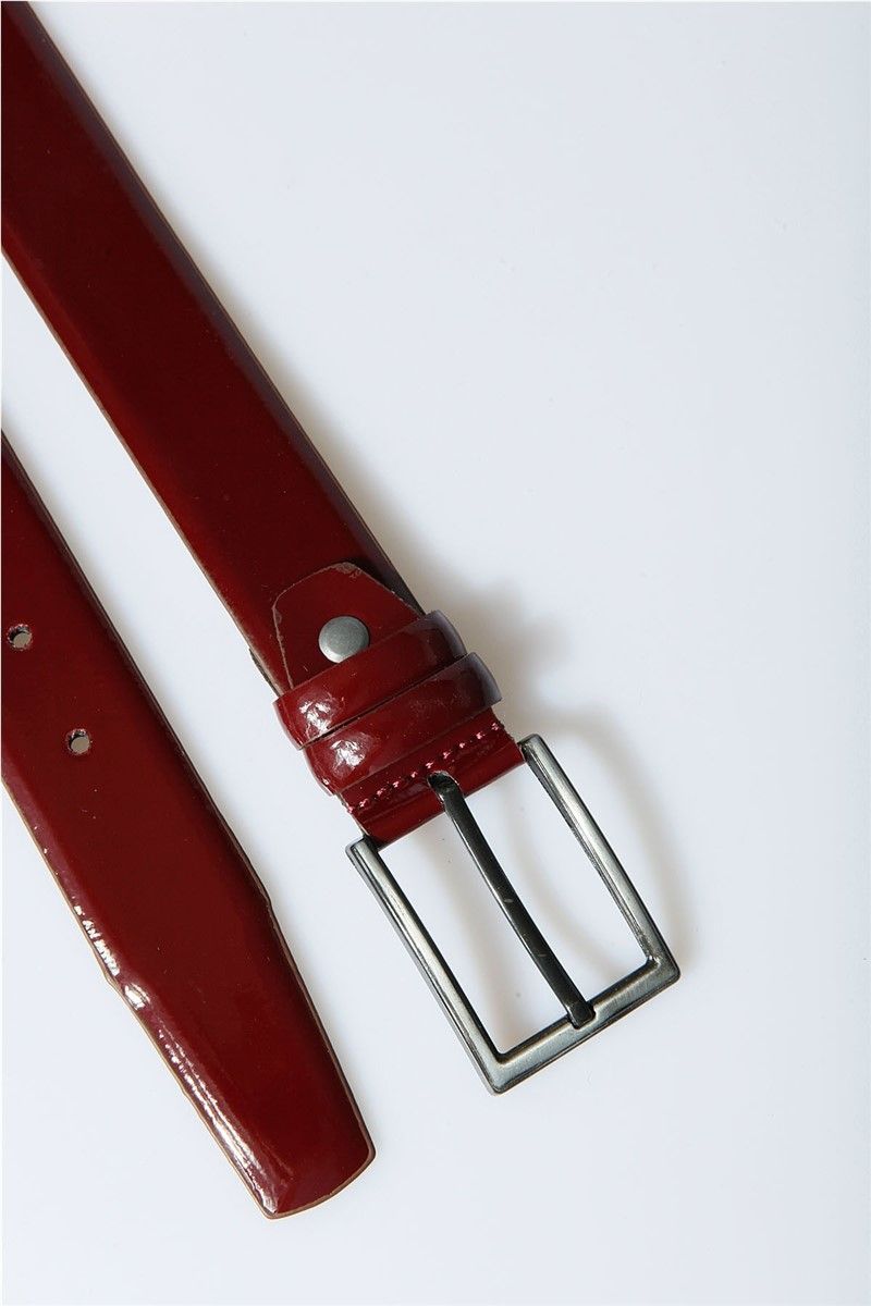 Cintura in pelle - Rossa 307493
