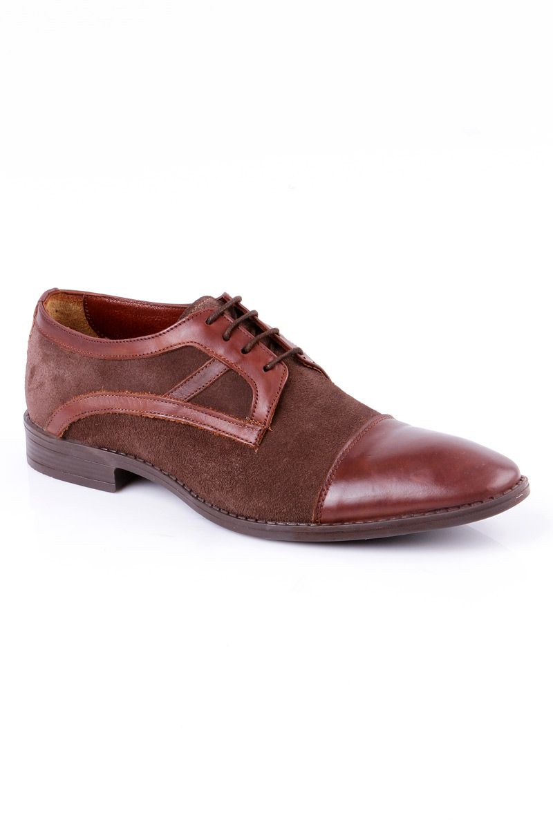 Men's Elegant Shoes - Brown  #0012