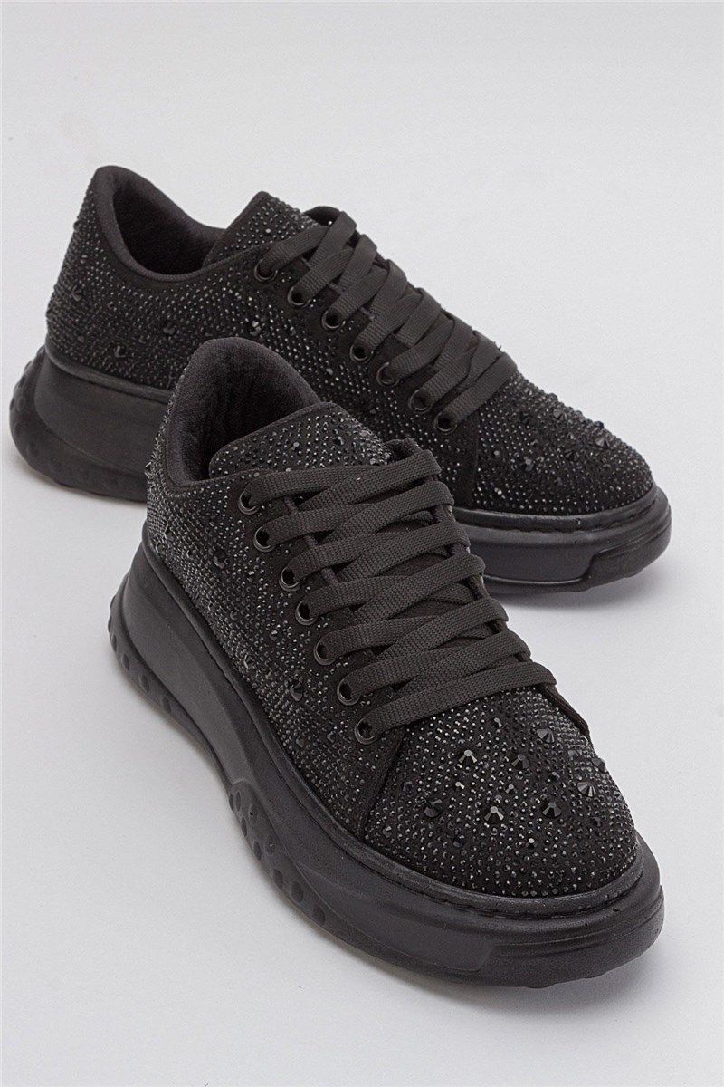 Sneakers da Donna con Pietre BLACK BLACK #385381