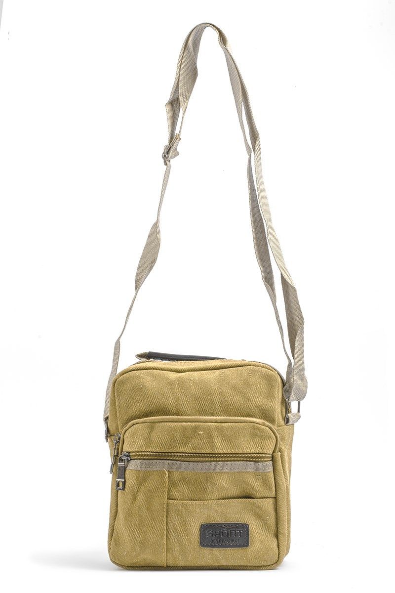 Мъжка чанта за носене през рамо - Каки 20230914005