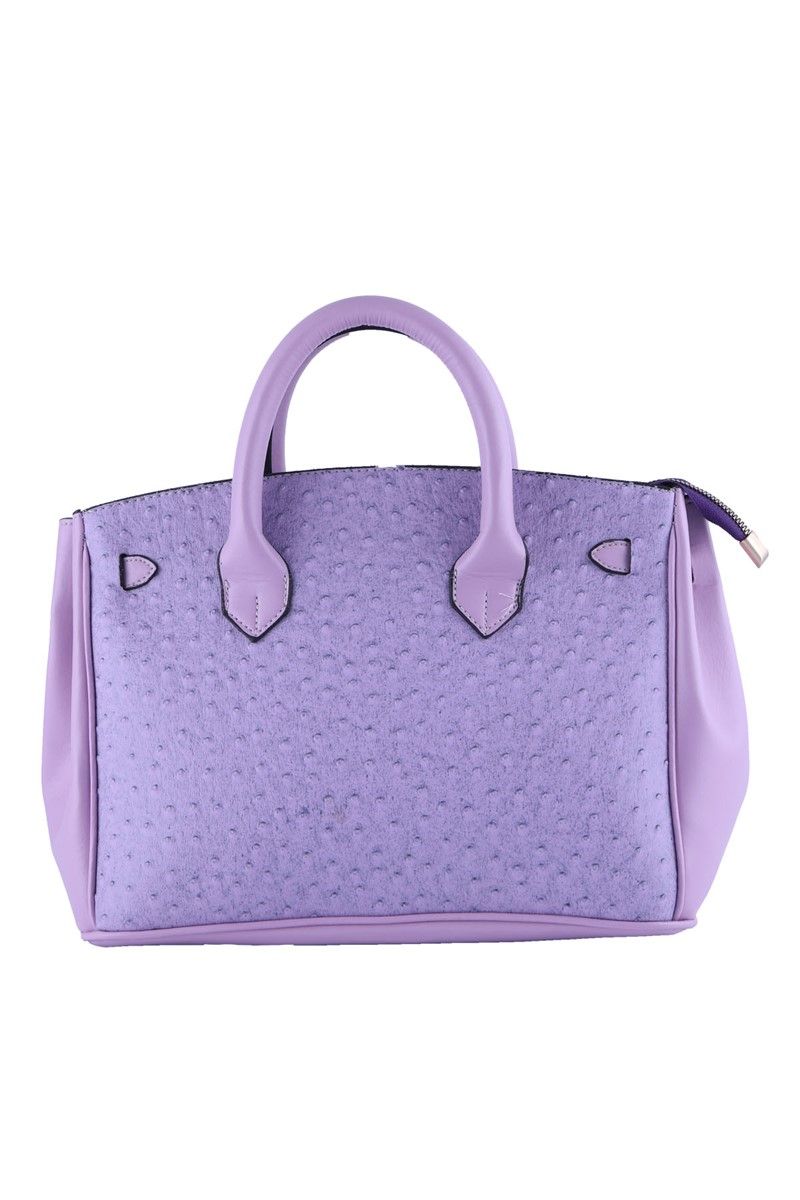 Handbag Women Peacock Skin Handbag Crossbody Bag Tbc41 Purple # 273852