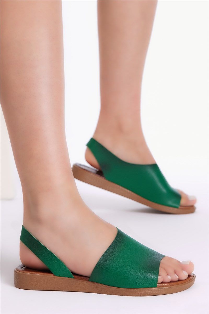 Sandali casual da donna - Verde #399169