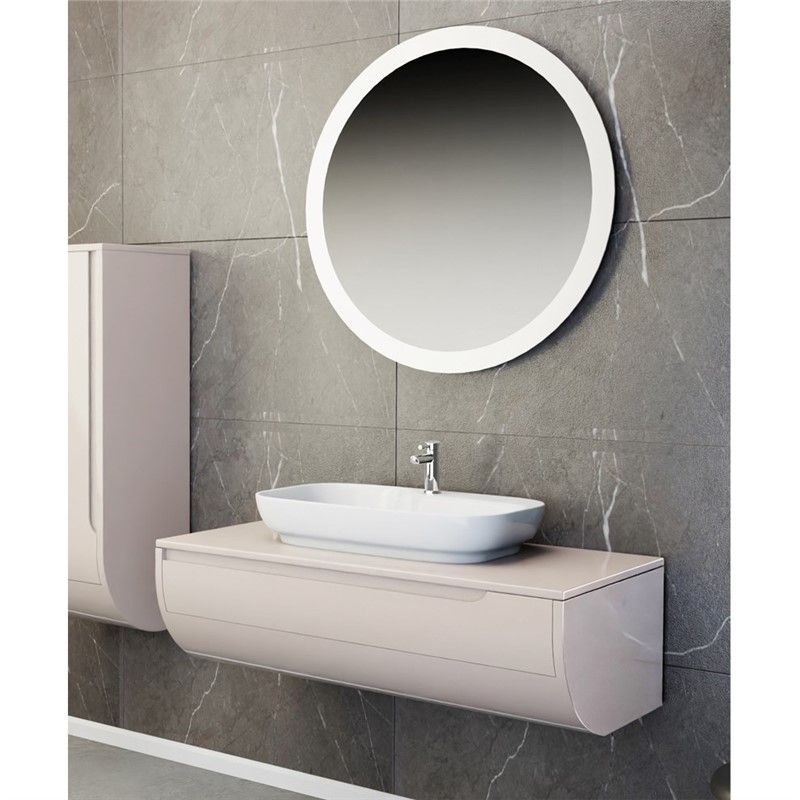 Emart Aden Pudra fürdőszoba szett 100 cm - púderszín #356706