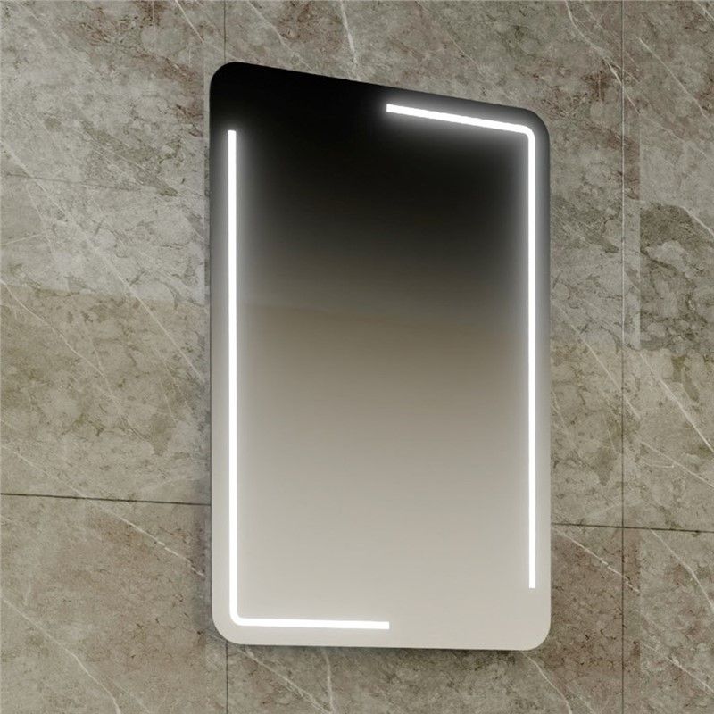 Emart Hermes LED Mirror 60x90 cm - Anthracite #356750