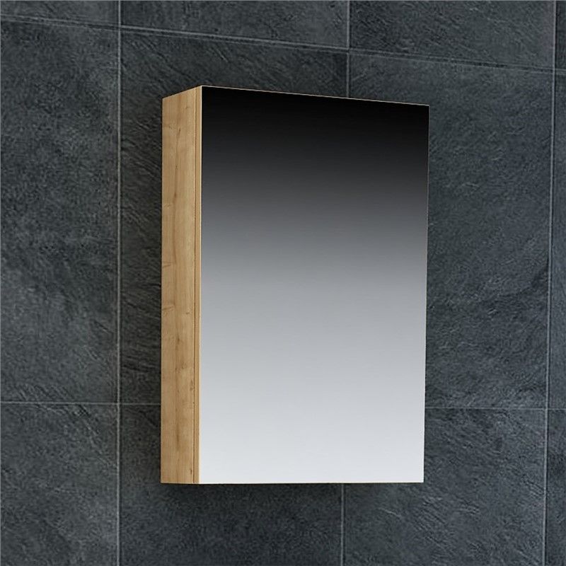 Emart Hero Mirror with frame 45x65 cm - Oak #356908