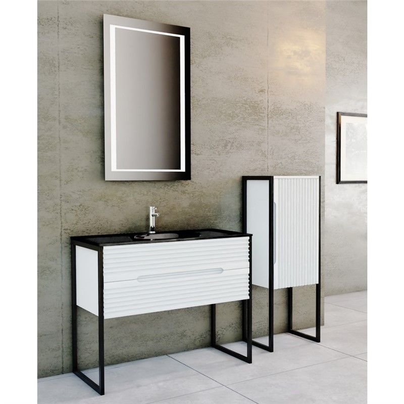 Emart Loft Bathroom Cabinet 100 cm - White #356754