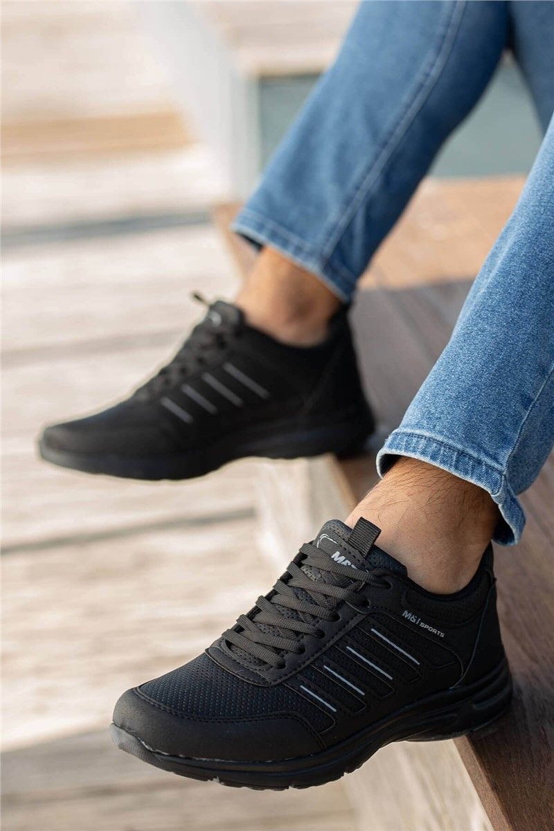 Men's Sports Shoes - Black #359132