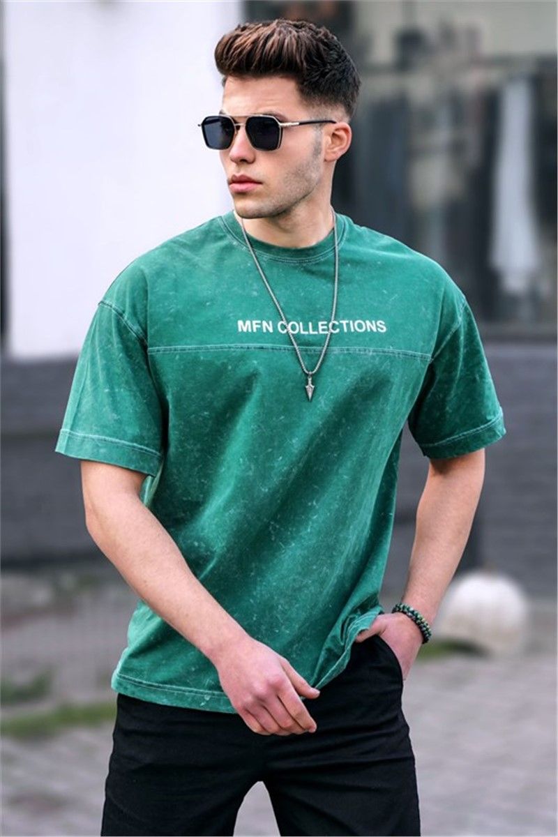 Men's Oversize T-Shirt - Green #328277