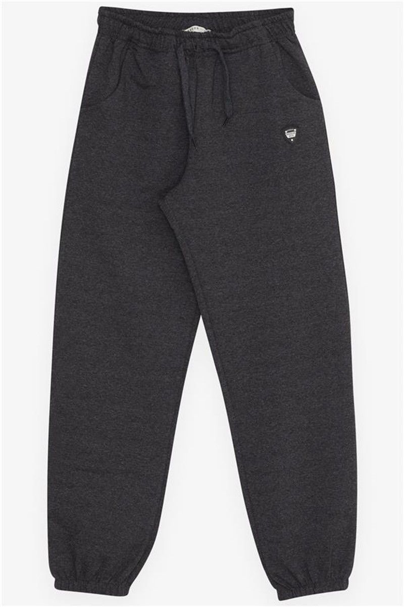 Children's sports bottoms for boys - Anthracite #381453