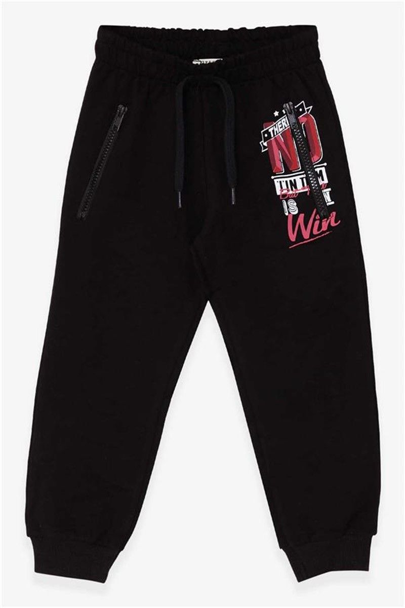Children's sport pants for boys - Black #380757