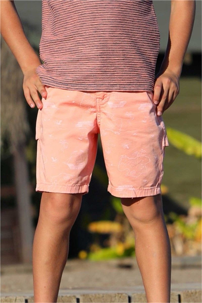 Children's shorts for boys - Color Salmon #378617