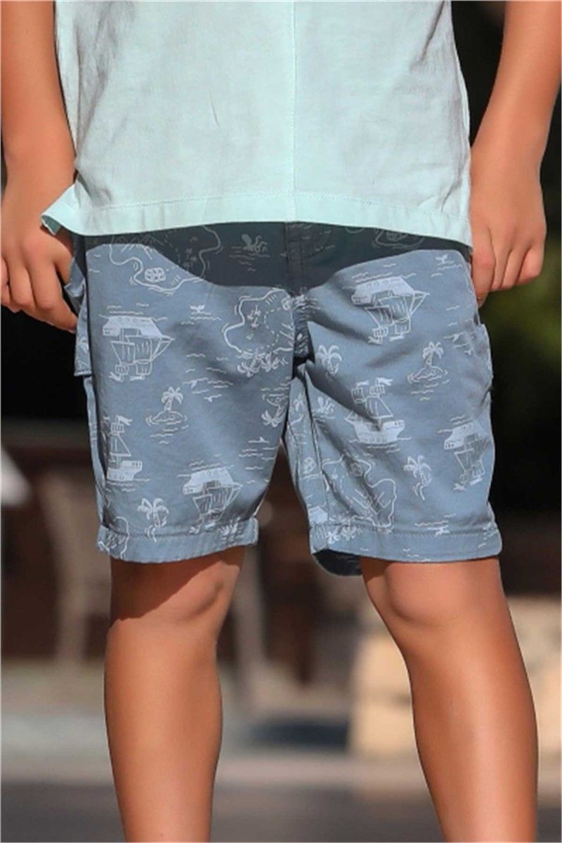 Children's Shorts for Boys - Smoke Gray #378618