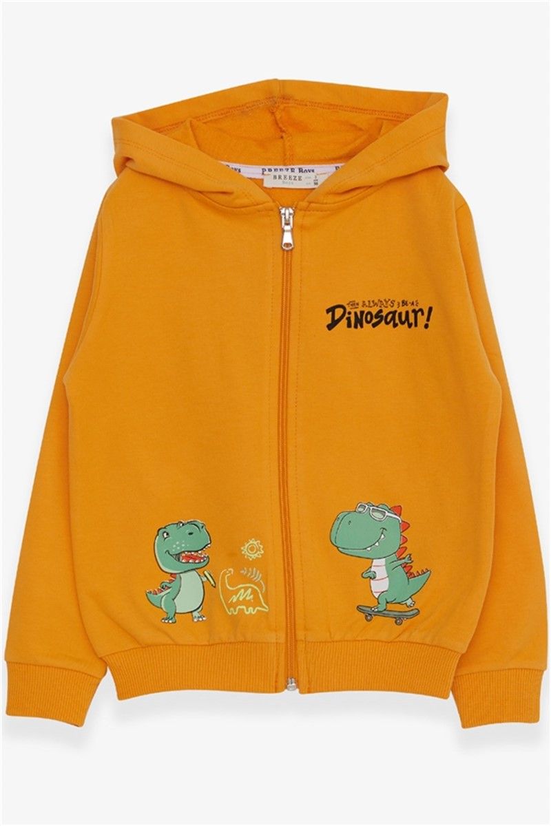 Children's sweatshirt for a boy - Color Mustard #380471