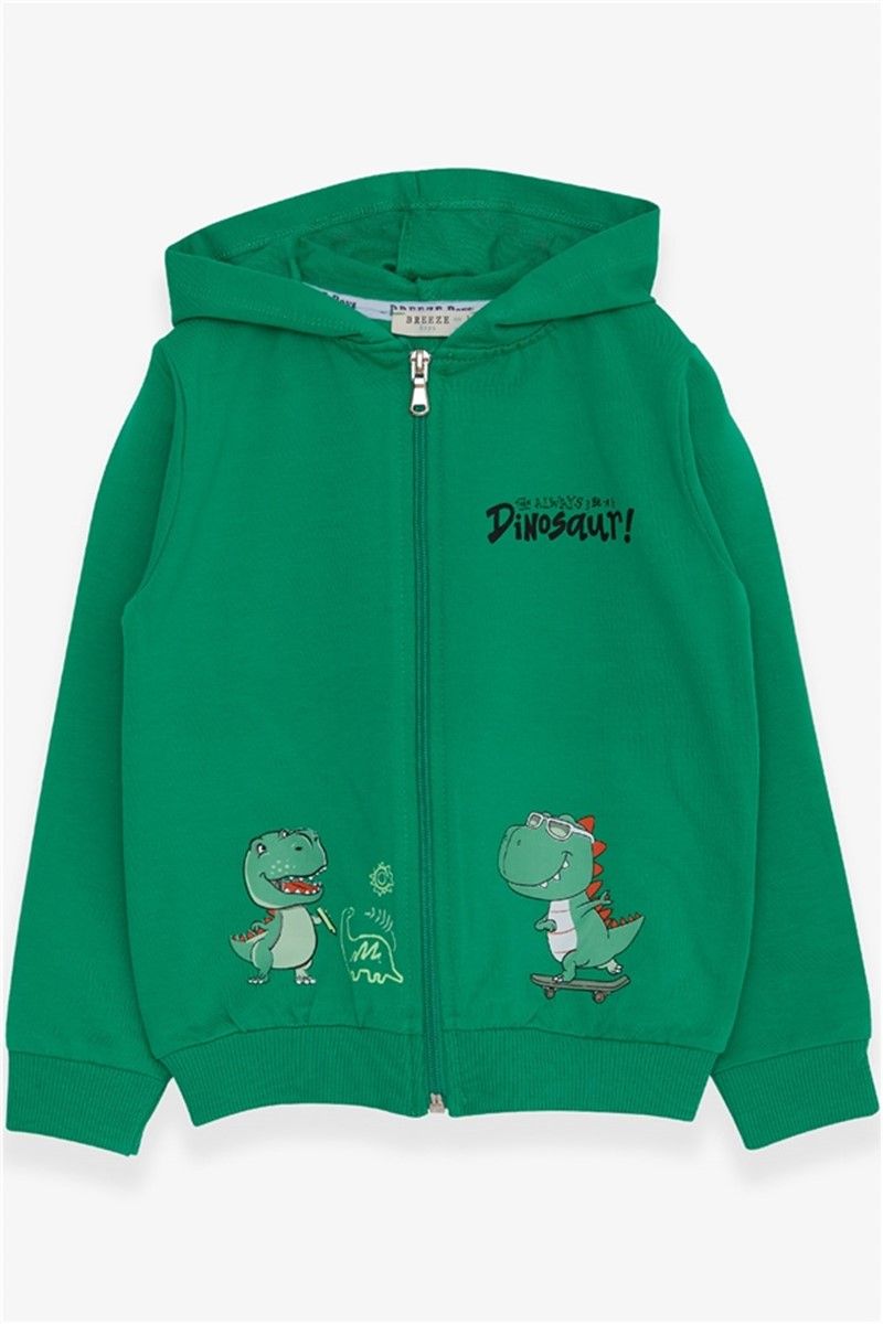 Children's sweatshirt for boys - Green #380475