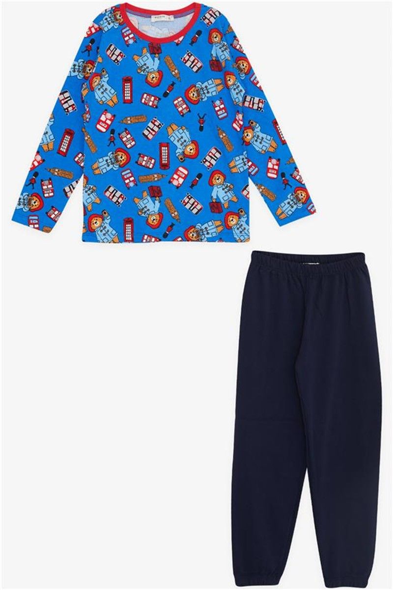 Children's pajamas for boys - Bright blue #381512