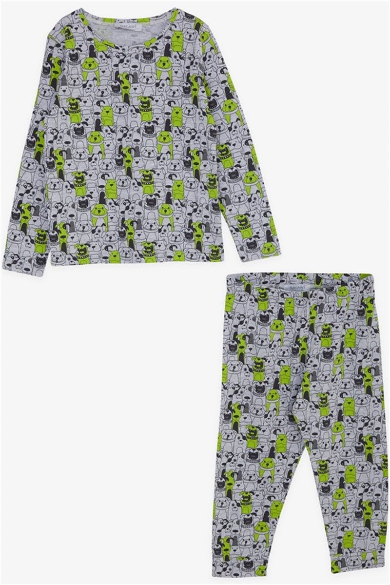 Children's pajamas for boys - Gray melange #380466