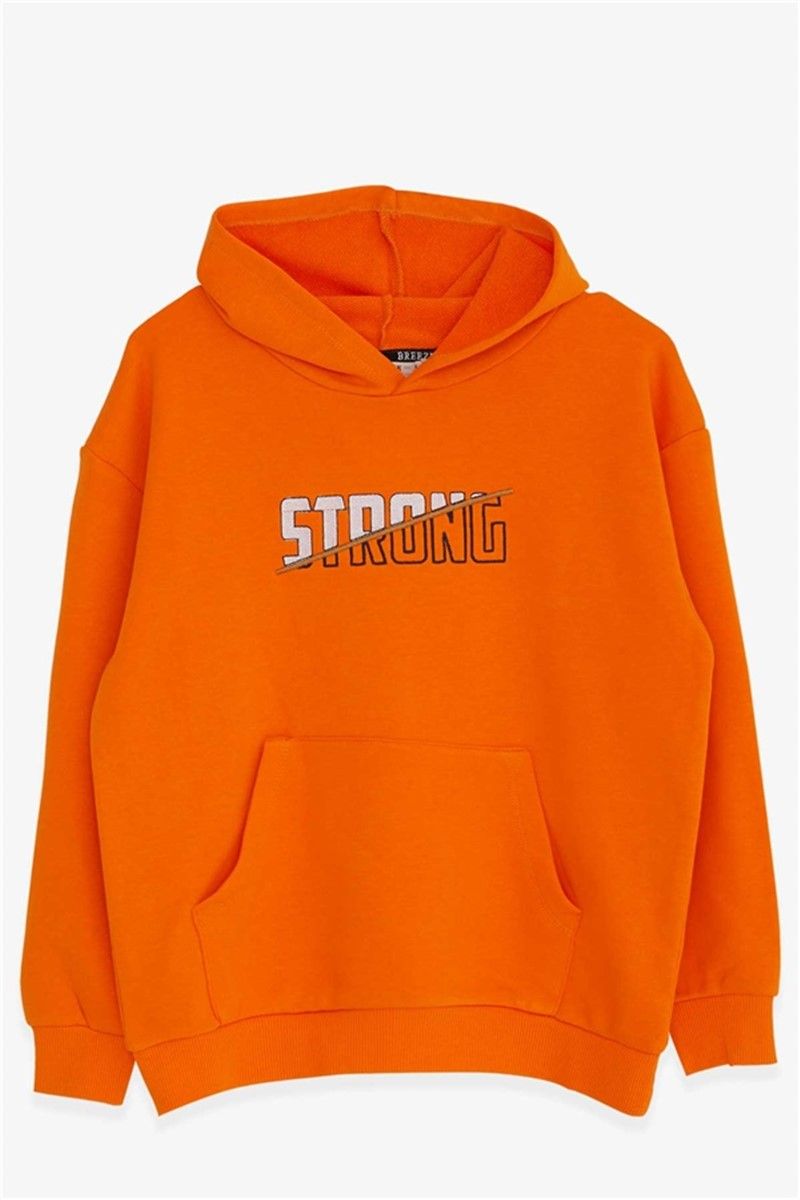 Children's sweatshirt for boys - Orange #380258