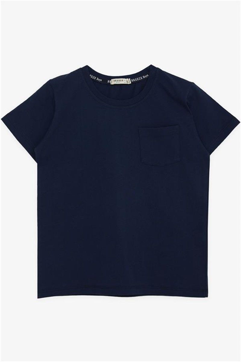 Children's t-shirt for boys - Dark blue #379350