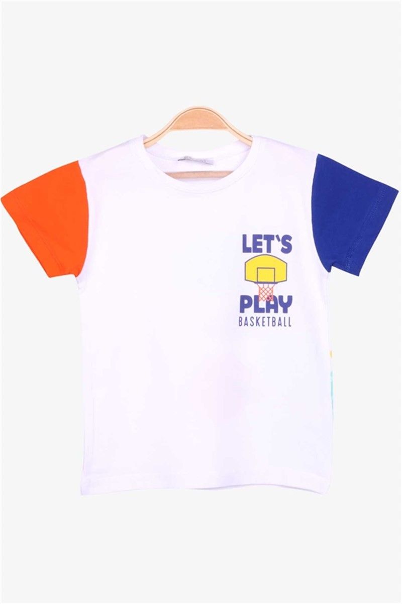 Children's T-shirt for boys - White #379523