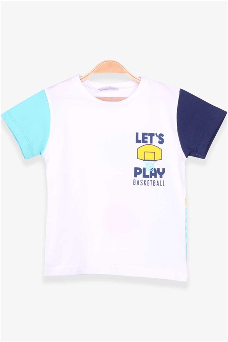 Children's t-shirt for boys - White #379524