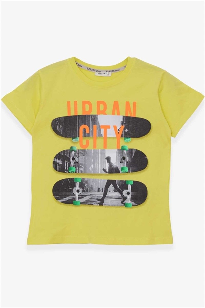 Children's t-shirt for boys - Yellow #379603