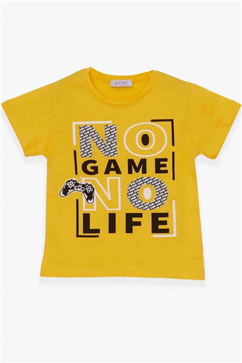 Children's t-shirt for boys - Yellow #379535