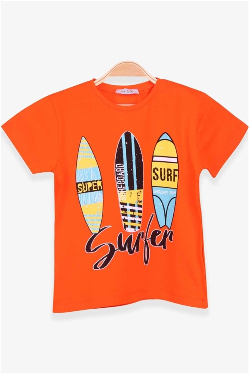 Children's t-shirt for boys - Orange #379579