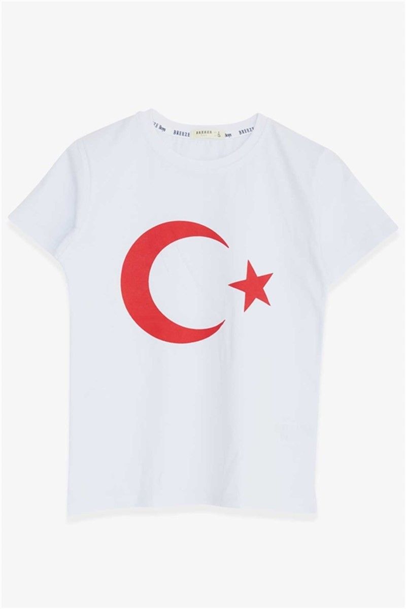 Children's T-shirt for boys - White #378555