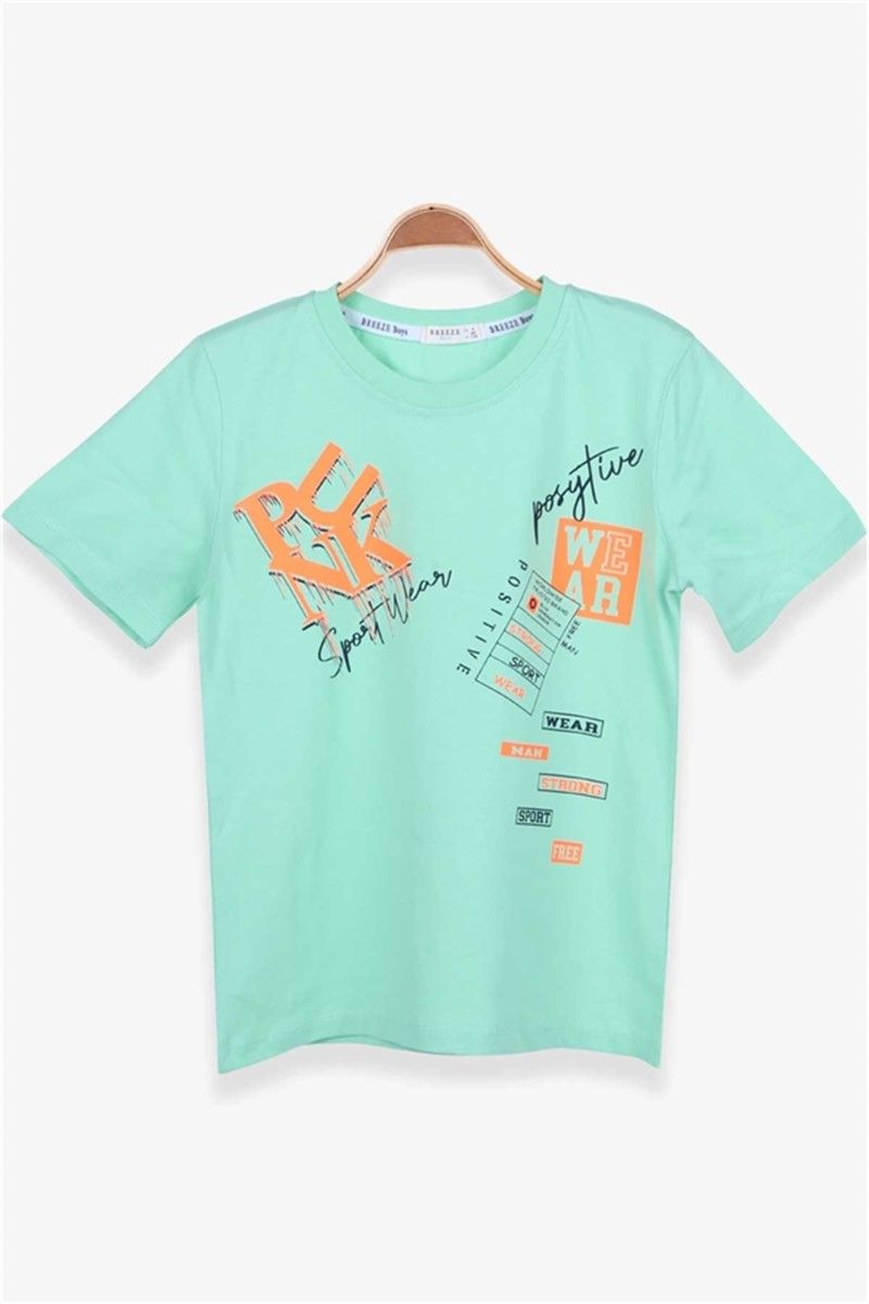 Children's t-shirt for a boy - Color Mint #379271