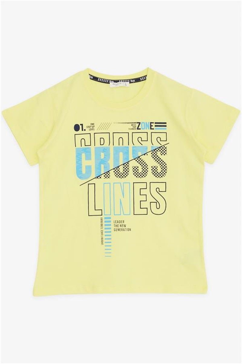 Children's t-shirt for boys - Yellow #381449