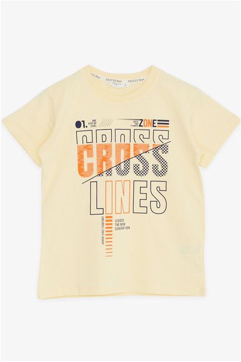 Children's t-shirt for boys - Yellow #381452