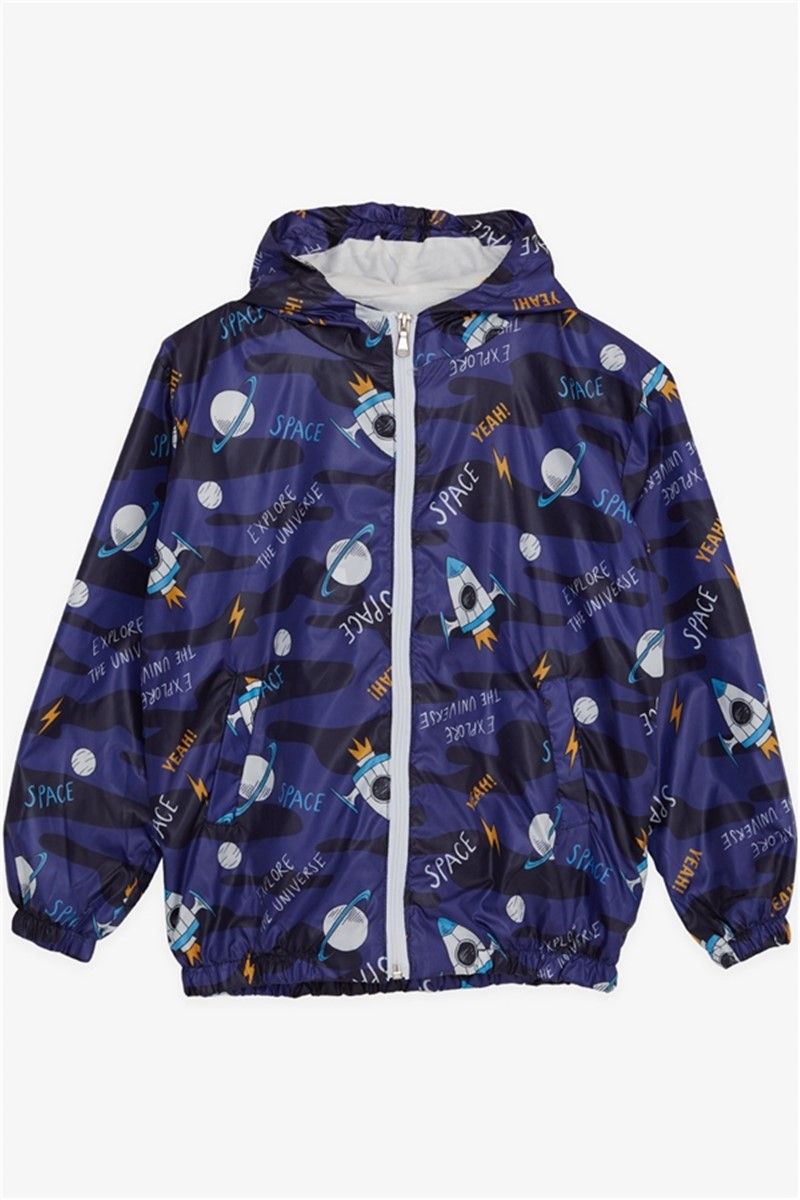 Children's raincoat for boys - Dark purple #380583