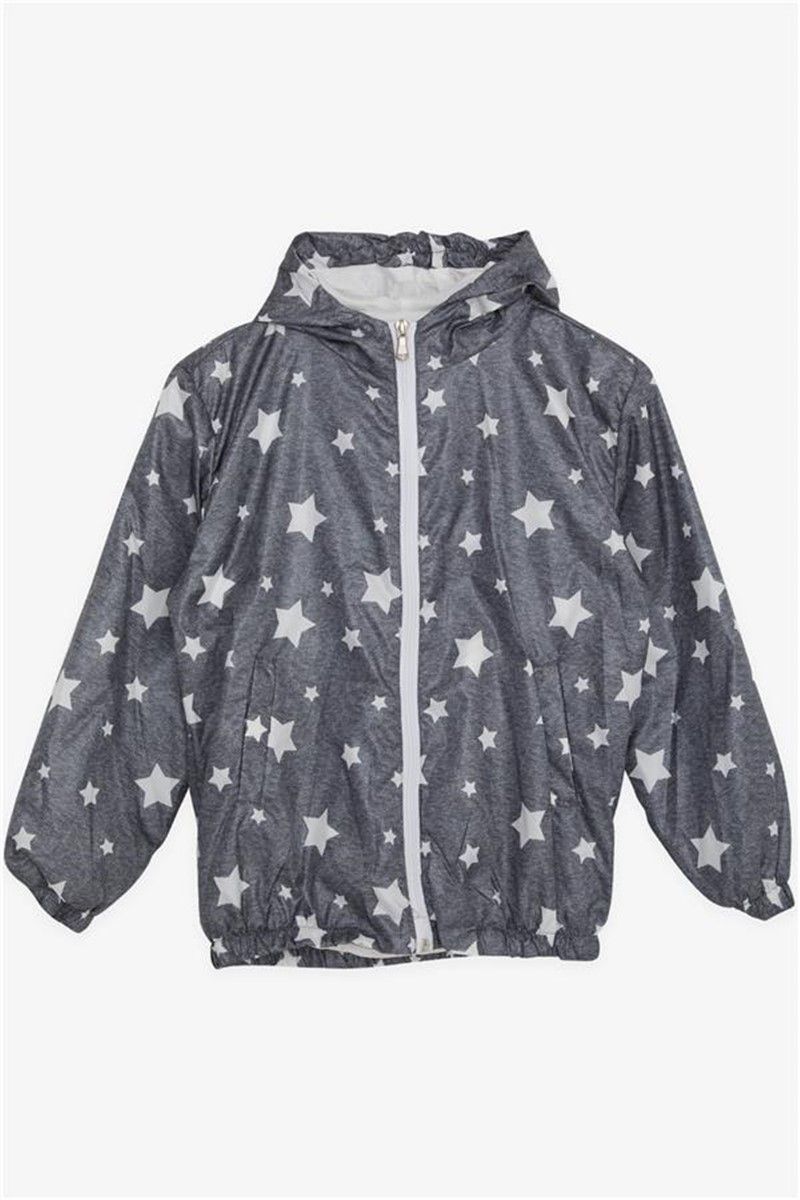 Children's rain jacket for boys - Smoke gray #381478