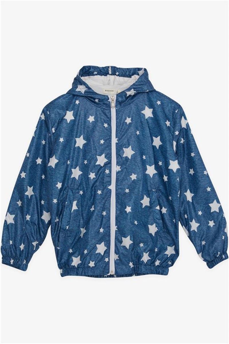Children's raincoat for girls - Navy #381479